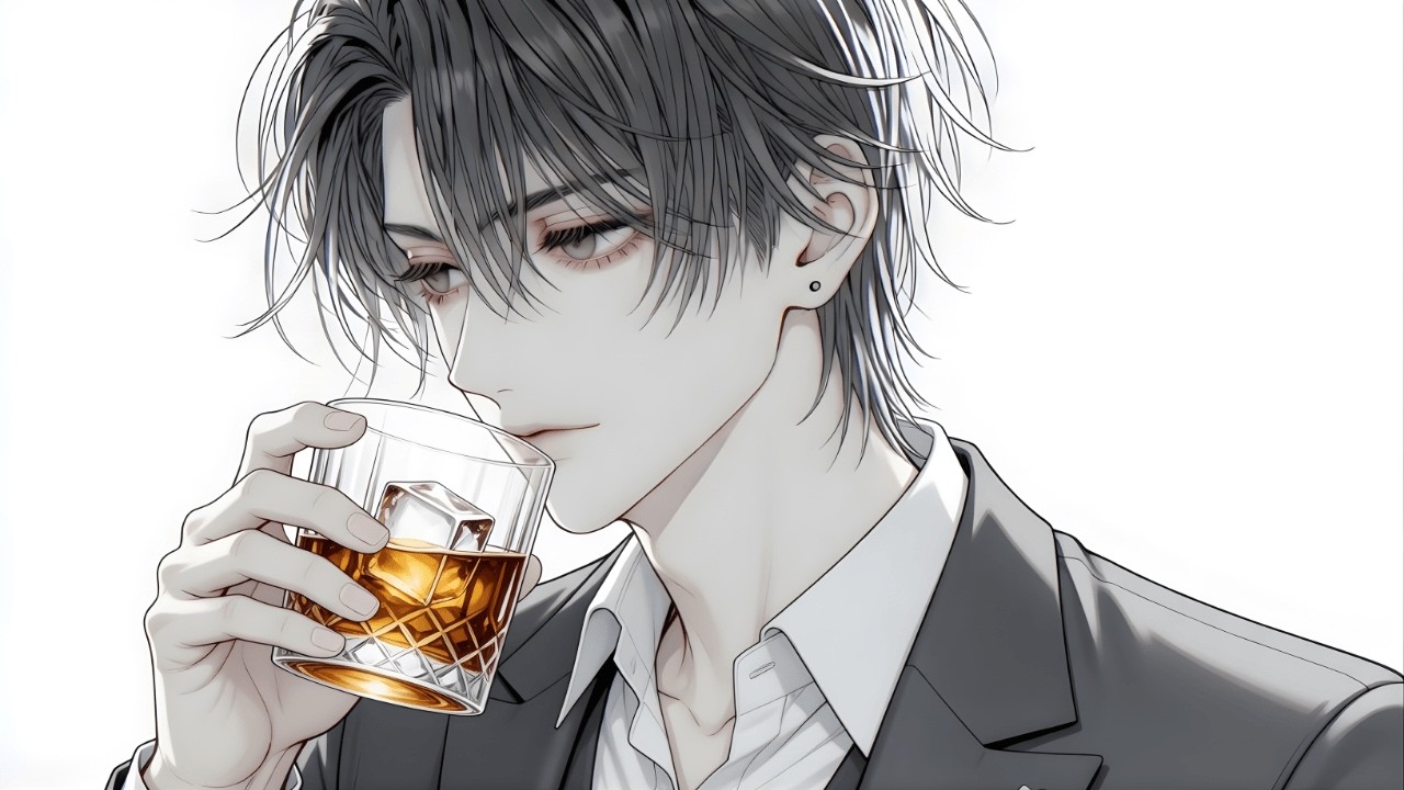 グラスの底の銀河ーbarの偶然の恋 / midnight bar romance / stranger love（如月　蓮）#バーの恋#大人の恋#夜の恋#barRomance#midnightLove