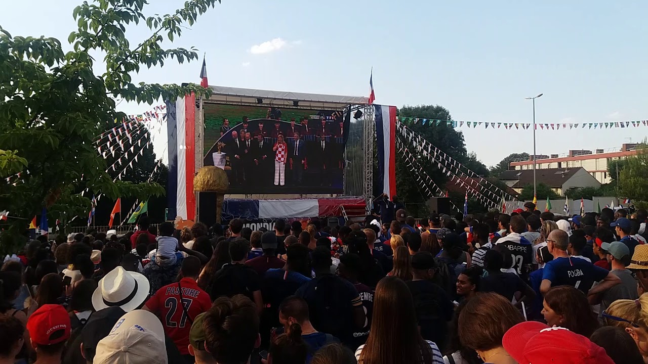 Fanzone Noisy-le-Grand, la coupe de MBAPPE