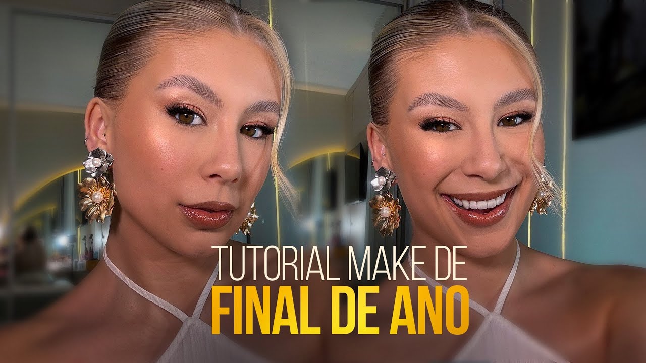 MAQUIAGEM FINAL DE ANO | EPISÓDIO 1 - OLHOS GLAM EM TONS DE MARROM