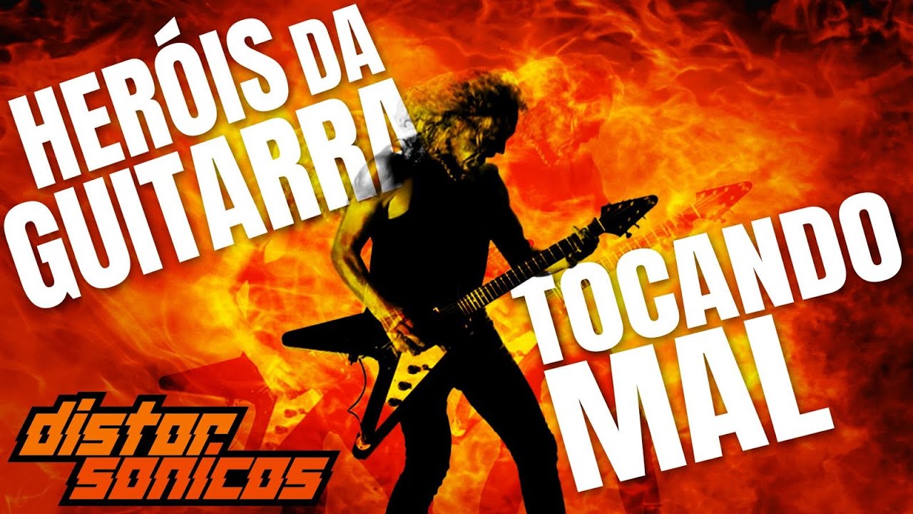 HERÓIS da GUITARRA TOCANDO MAL ⭐️