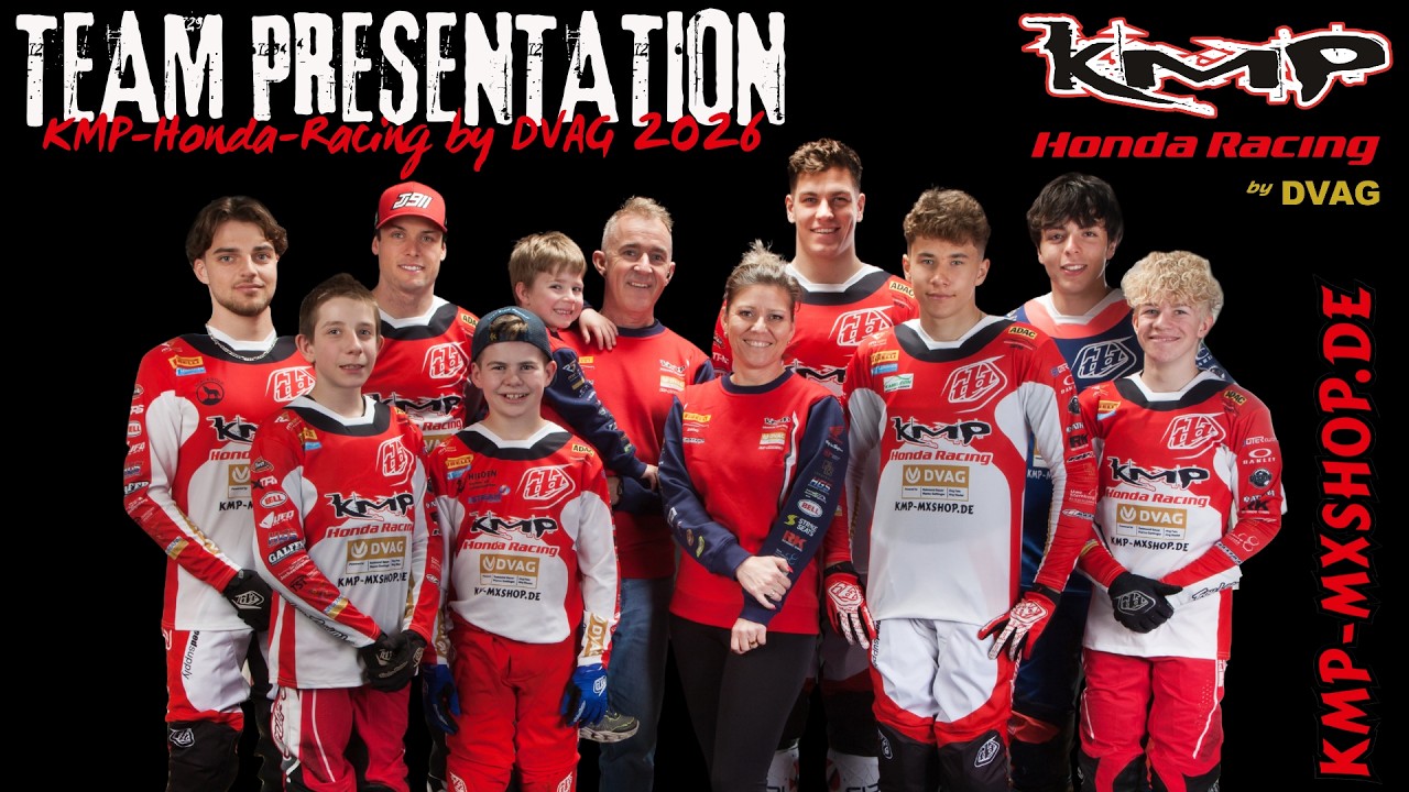 TEAM PRESENTATION 2026 - KMP HONDA RACING by DVAG