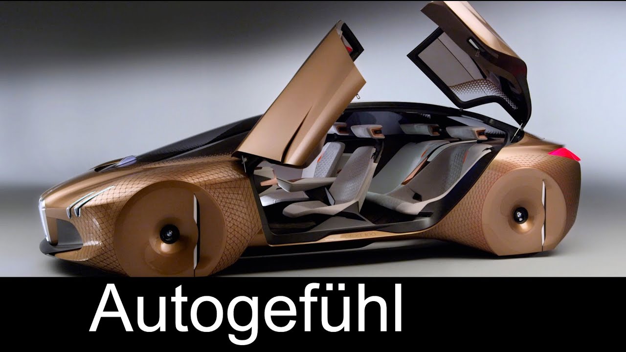 BMW Vision Next 100 concept car showing future of BMW Zukunft - Autogef&uuml;hl