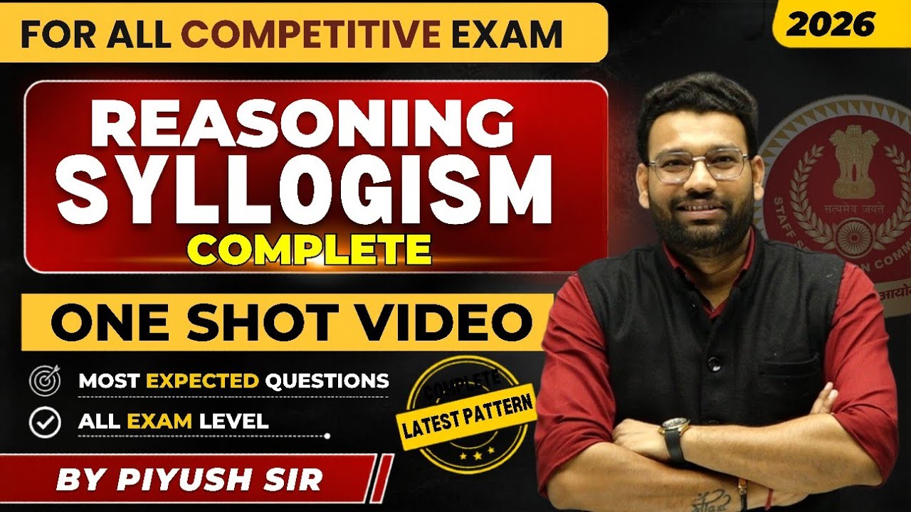 Syllogism in One Shot | Syllogism Reasoning | Reasoning Tricks | By Piyush Sir #syllogism