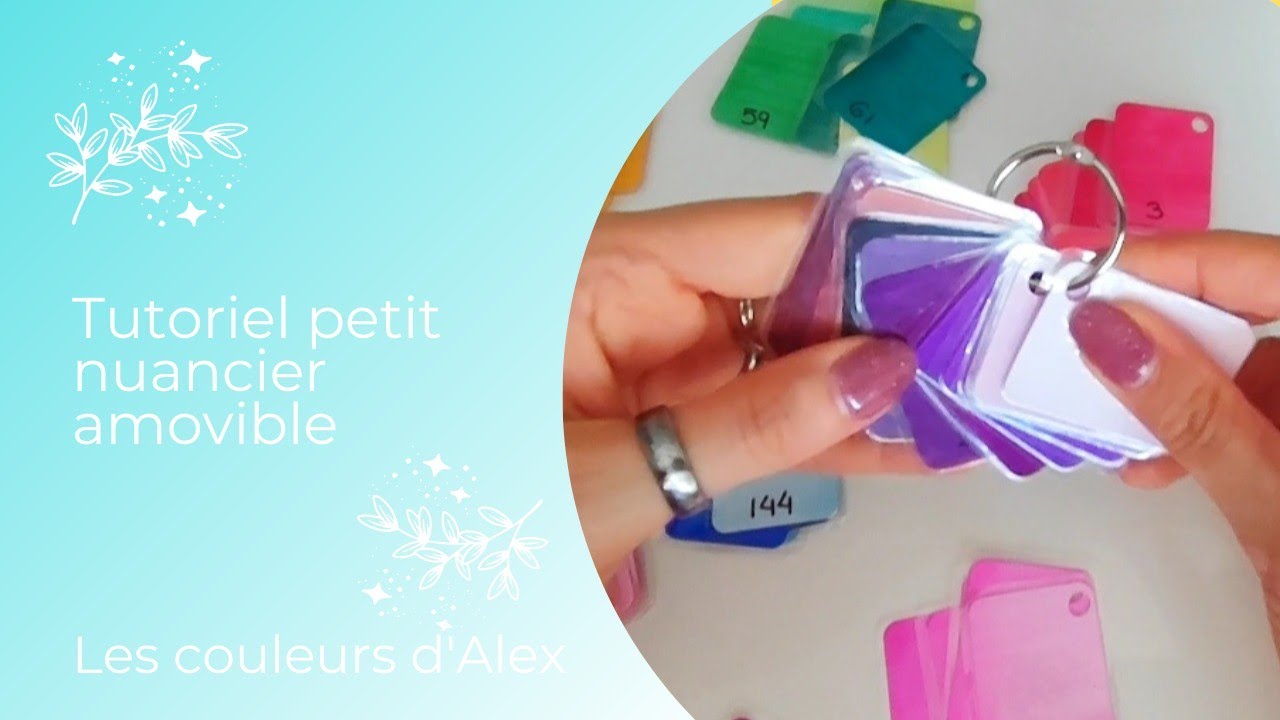 Tutoriel petit nuancier amovible