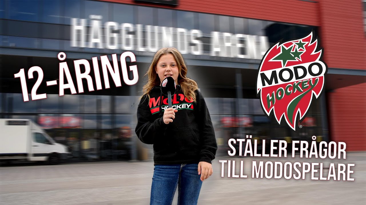 12-åriga Clara ställer frågor till MoDo-spelare 🎤