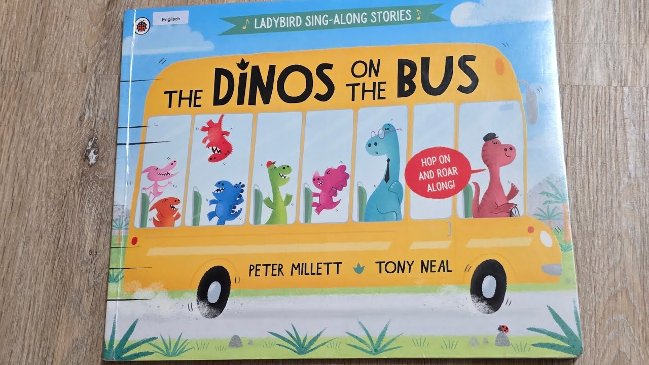 The Dinos on the Bus | The Wheels on the Bus Dino Version | Kids Famous Song