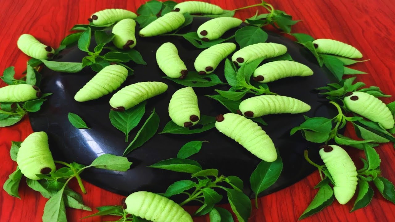 kue ulat daun//kuker lebaran 