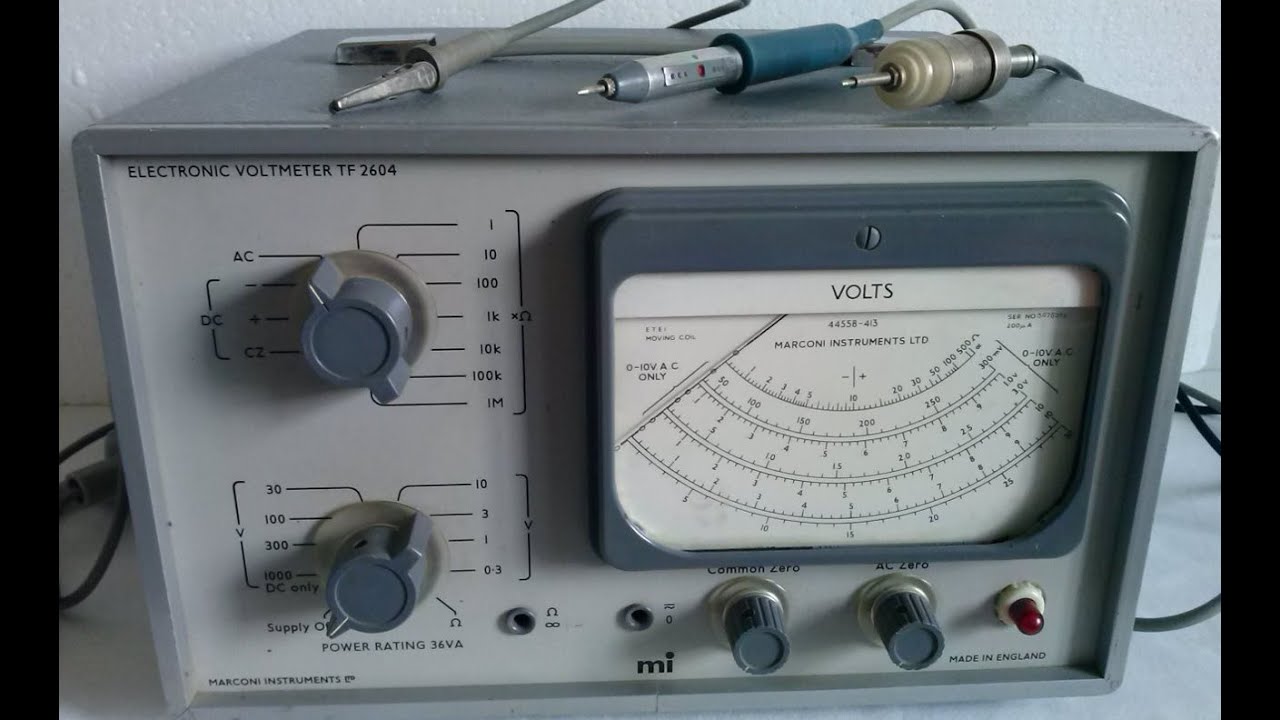 Marconi TF2604 VTVM - Part 1