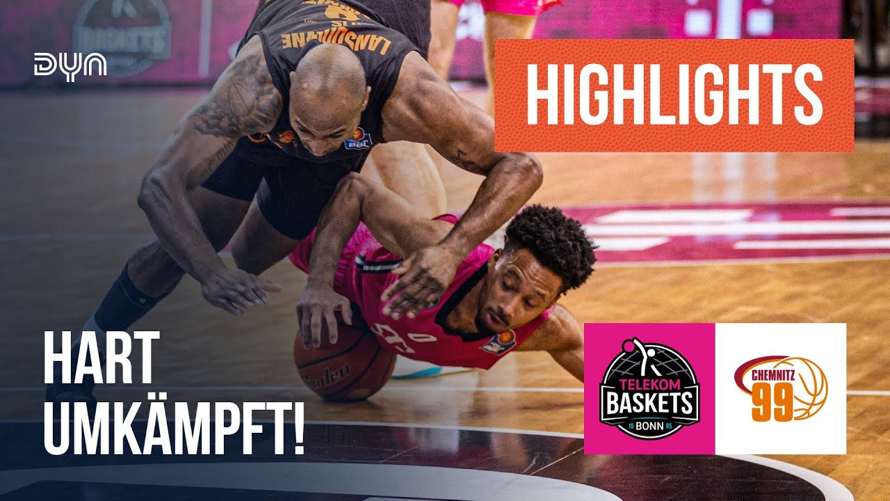 Highlights: Telekom Baskets Bonn - NINERS Chemnitz (Saison 2024/25) | easyCredit BBL