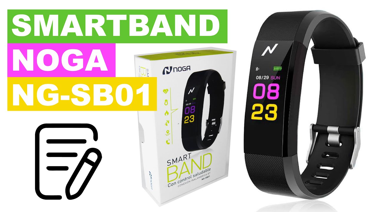 Smart Band NG-SB01 - Carga, uso y sincronización