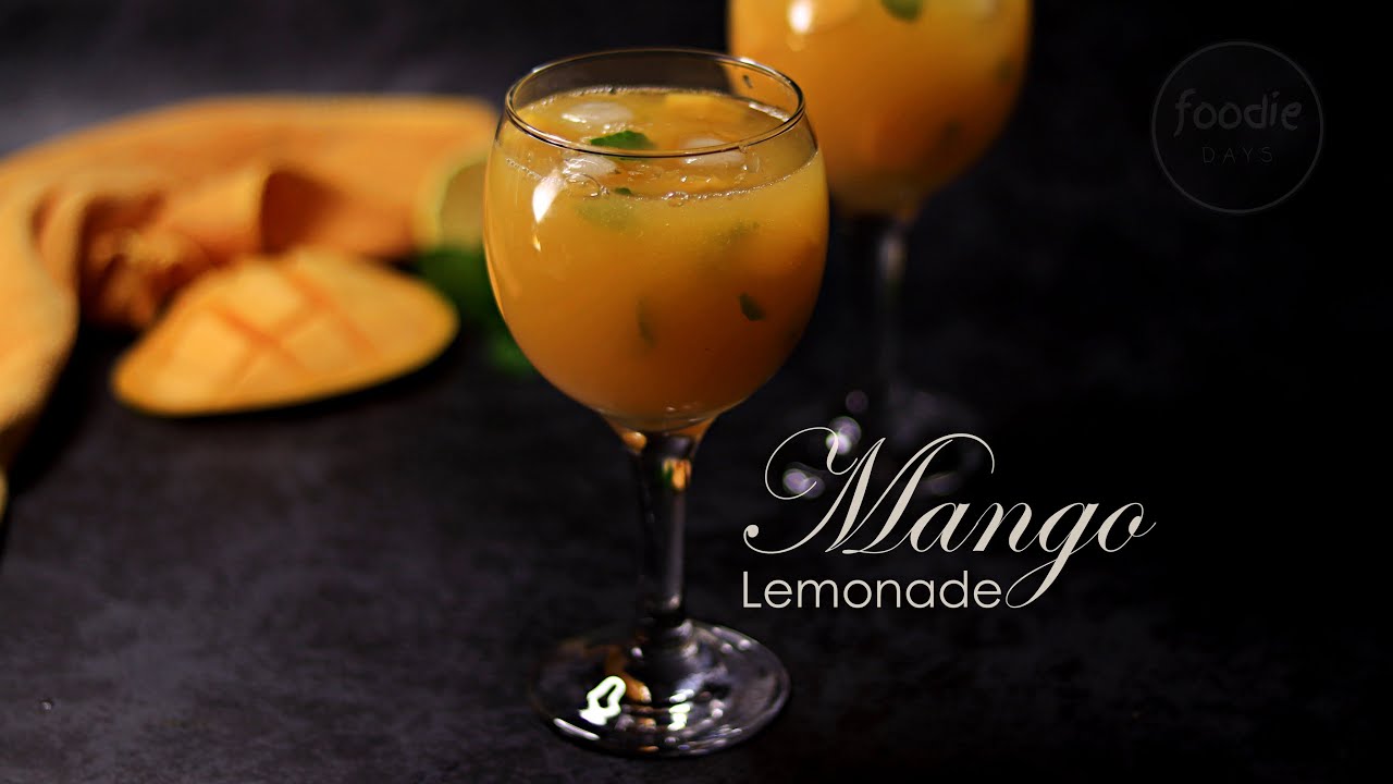 Mango Lemonade | Refreshing Summer Cooler #drinks #lemonade