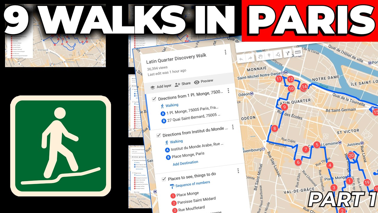 PARIS Like a Local: 9 Essential Walks with Maps & Highlights (Part 1)