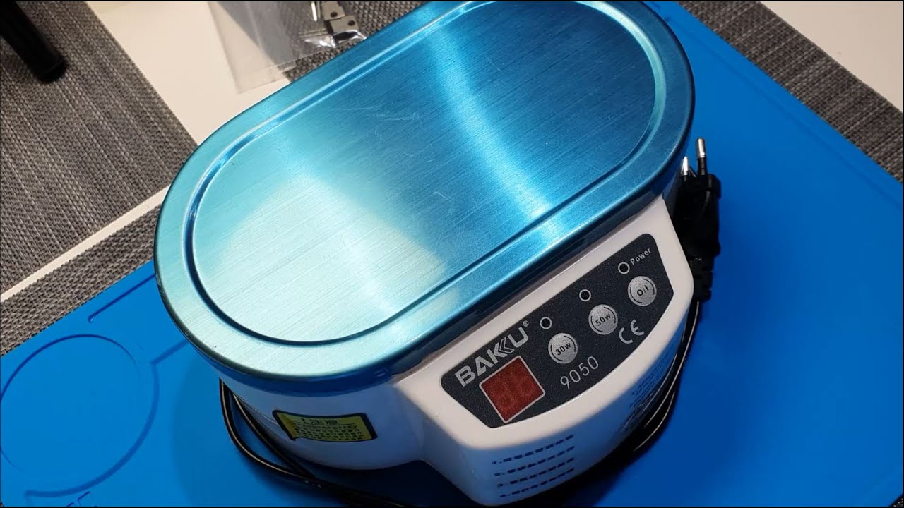 Ремонт УЗ ванны Baku BK9050 (двухрежимная 30W/50W, 0,7L). Замена подгоревшего транзистора D13005ED