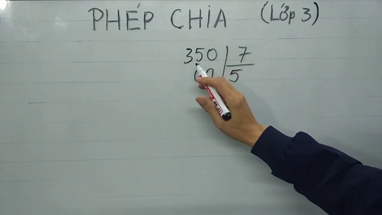 PHÉP CHIA lớp 3. Phụ huynh xem bày được cho con.