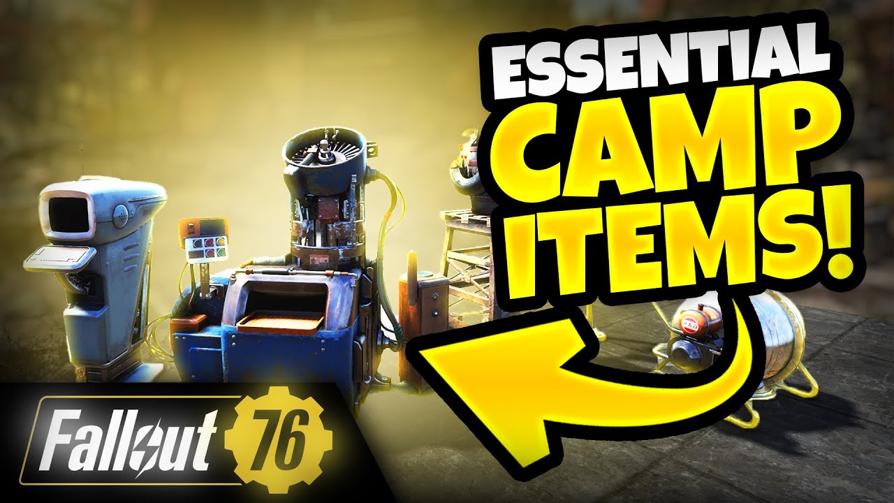Essential CAMP ITEMS - Tier List - Fallout 76