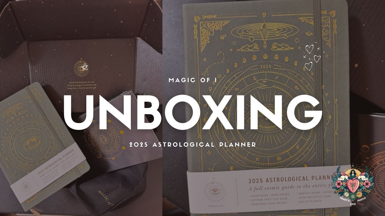 Unboxing the 2025 Magic of I Planner: My First Step into Moon Syncing & CEO Flow!