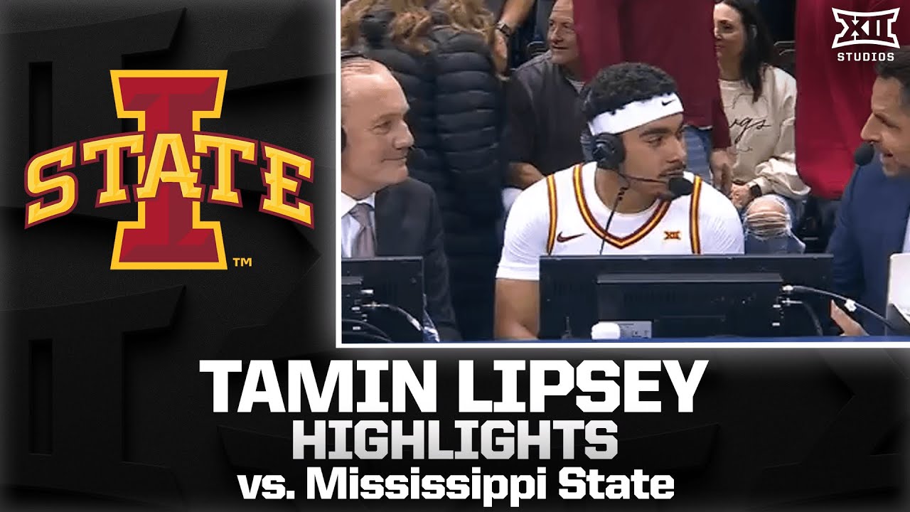 Tamin Lipsey Drops 25 POINTS vs. Mississippi State | 2025-26 Big 12 Men's Basketball