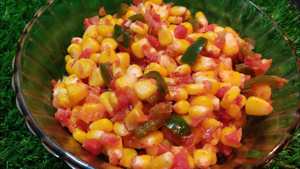 ||Sweet corn mashala chat|||