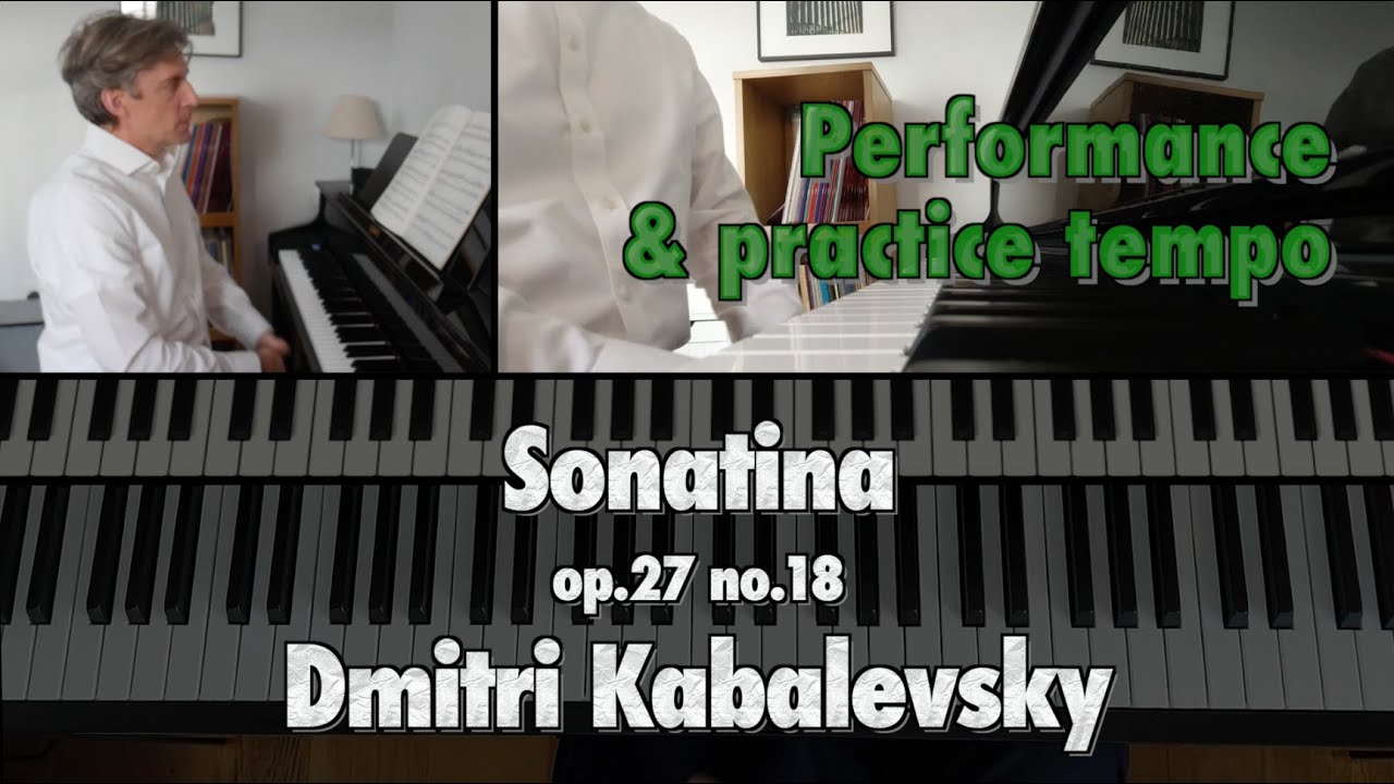 Sonatina (op.27 no.18) by D. Kabalevsky