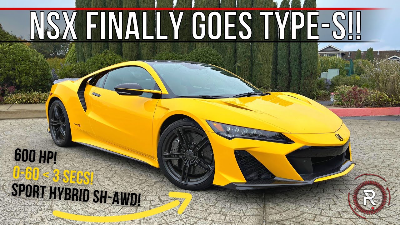 The 2022 Acura NSX Type S Is The Pinnacle Of Acura’s Electrified Supercar