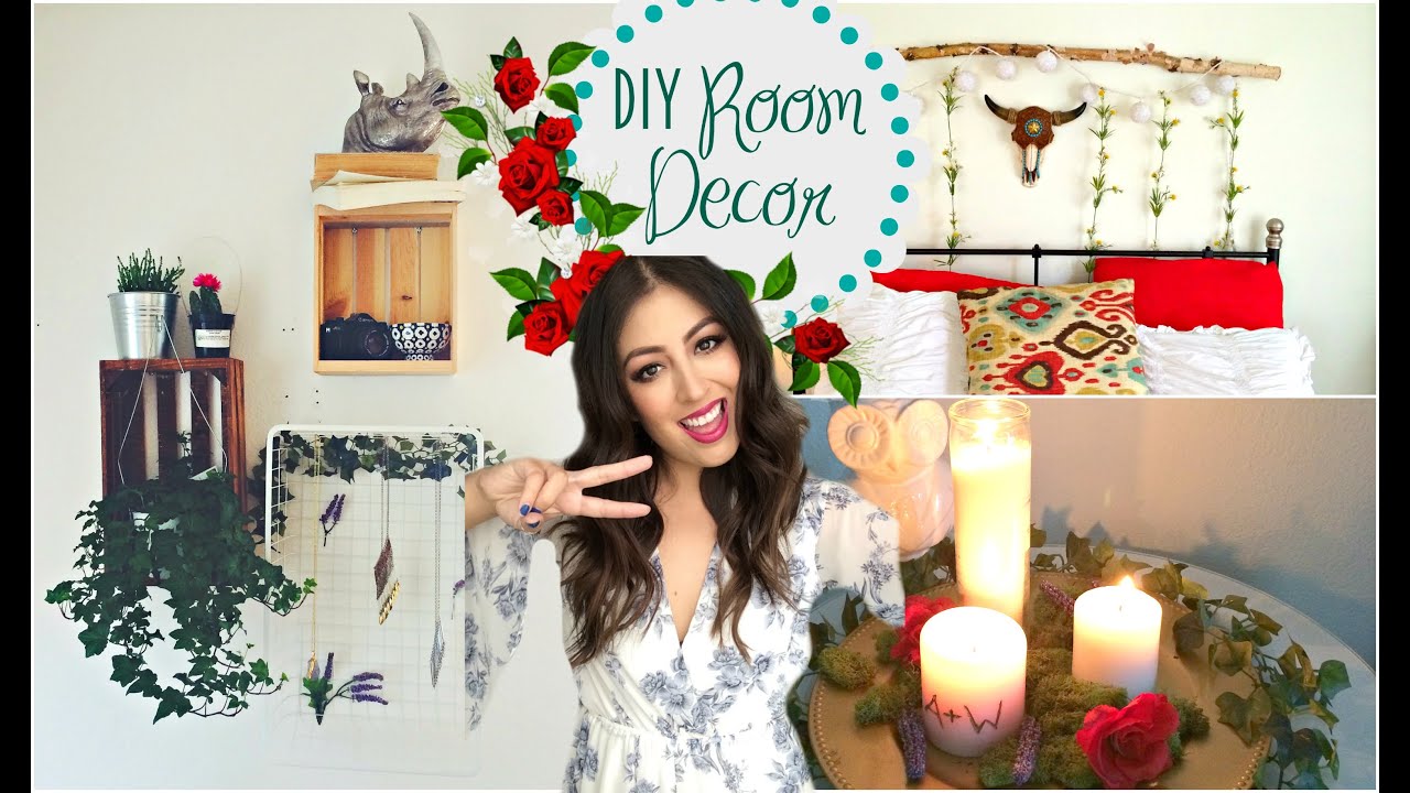 DIY Room Decorations 2015: Tumblr Greenery & Plants
