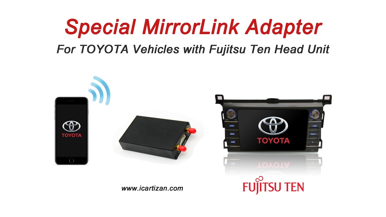Mirror link for Toyota with Fujitsu HU, support iOS 10.2 perfectly