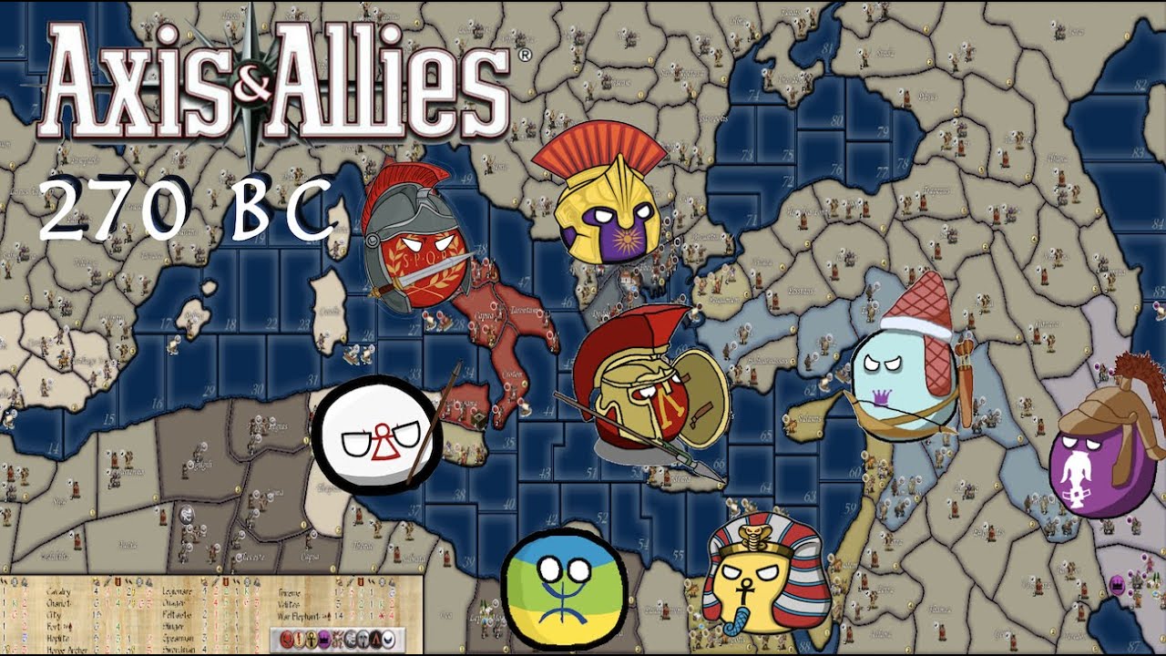 Axis & Allies: 270 BC. A Ancient World War Strategy Game featuring 6 playable factions!