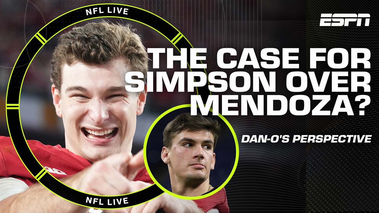Does Fernando Mendoza LACK PRODUCTION? 🤔 Comparing Mendoza & Ty Simpson | NFL Live