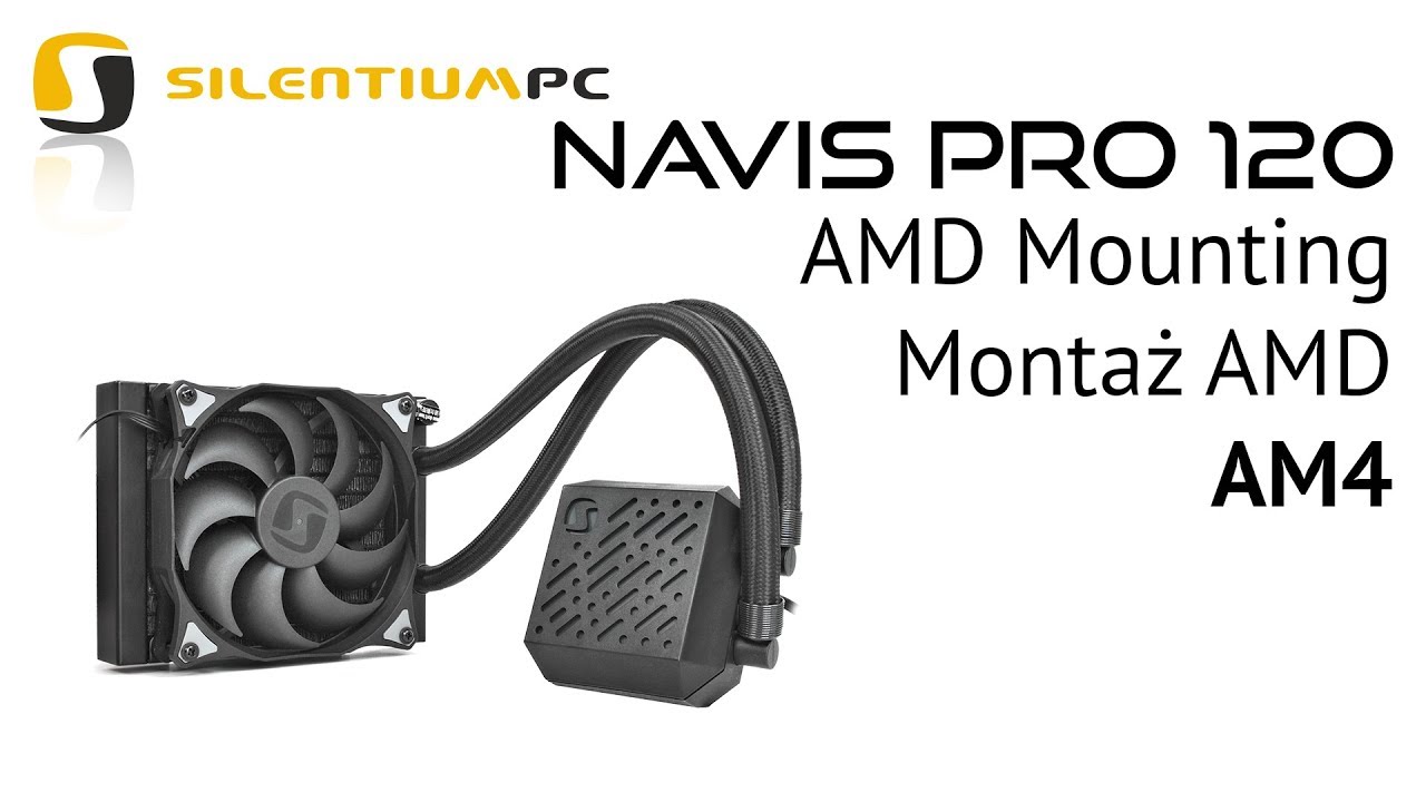 SilentiumPC Navis 120 PRO - Mounting / Montaż AMD AM4