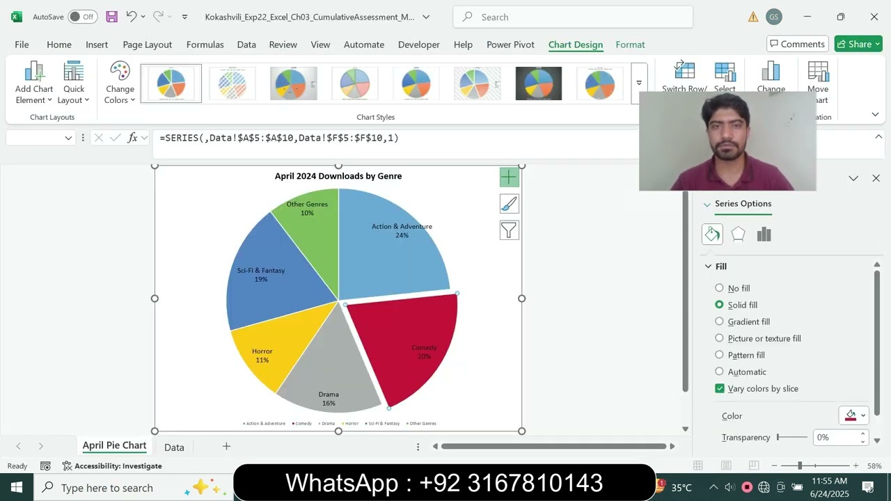 Exp22_Excel_Ch03_CumulativeAssessment_Movies | Excel Chapter 3 Cumulative Assessment &ndash; Movies |Excel