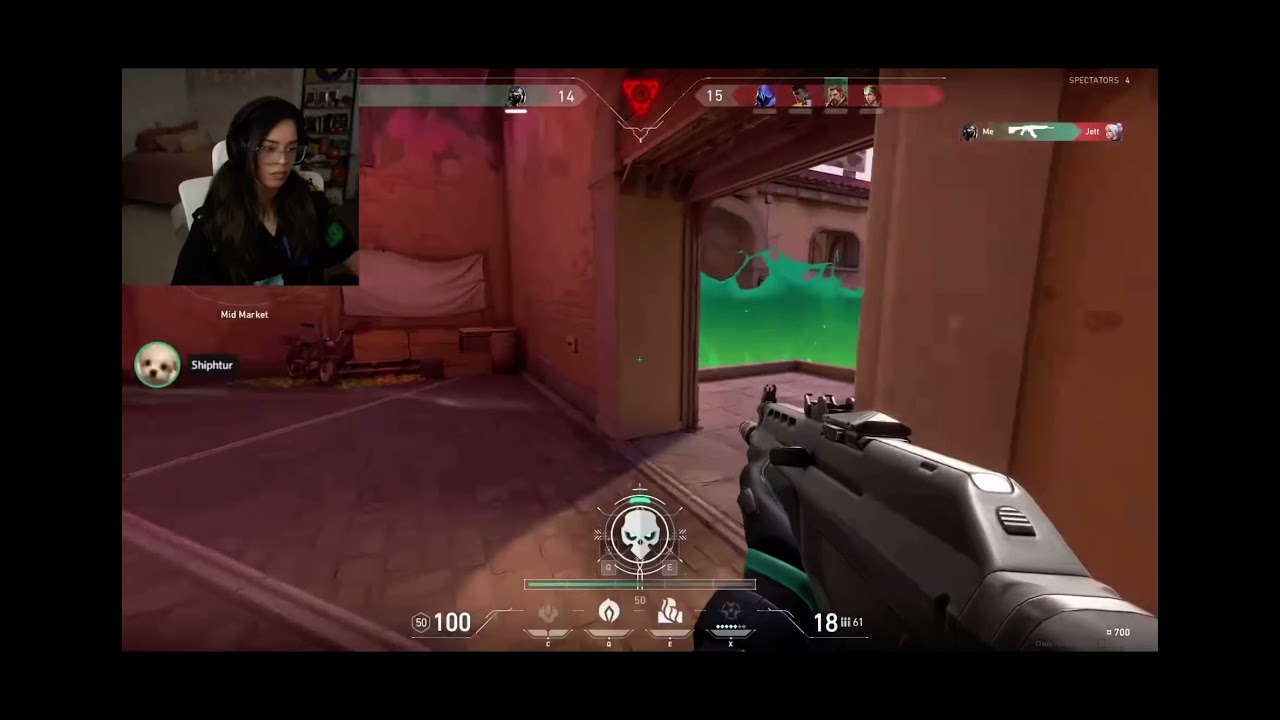 Valkyrae’s JAWDROPPING ace clutch! | Valorant with Toast, Yvonne, Leslie, Danny