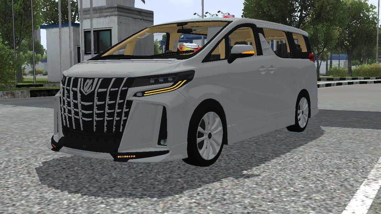 Mod Bussid Toyota Alphard Hybrid 2021 Non-Sopir Gray Color Bus Simulator Indonesia Driving In A 2026