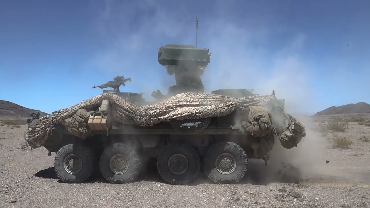 U.S. Marines with 2nd Light Armored Reconnaissance Battalion