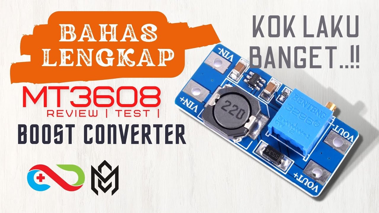 TERJUAL BELASAN RIBU,, !!! REVIEW MODULE  STEP-UP MT3608 2A || PENAIK TEGANGAN STEPUP BOOS CONVERTER