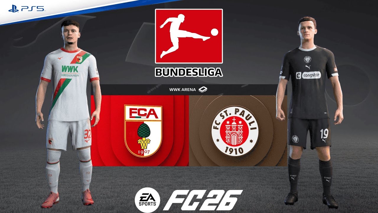 Augsburg vs St.Pauli 🇩🇪 Bundesliga 25/26 Matchday 20 | Match Simulation | FC 26 – PS5™ [4K]
