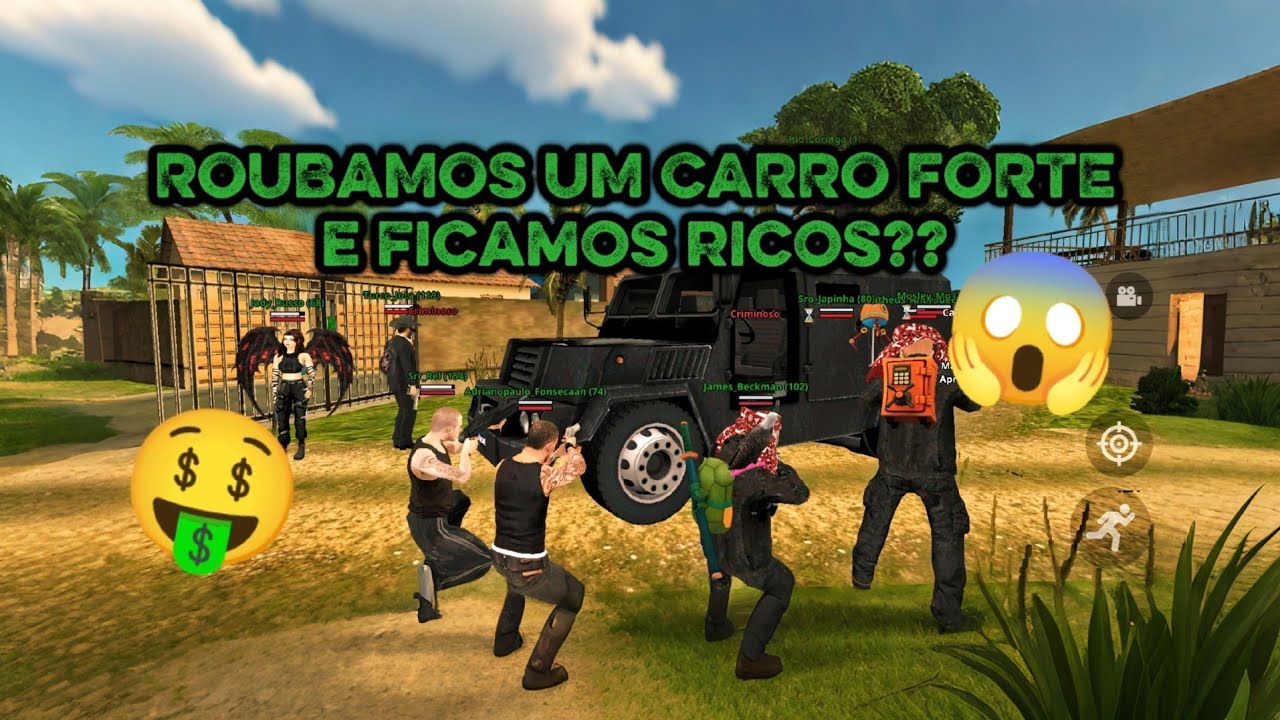 ROUBAMOS UM CARRO FORTE 😱🤑 - Rio rise