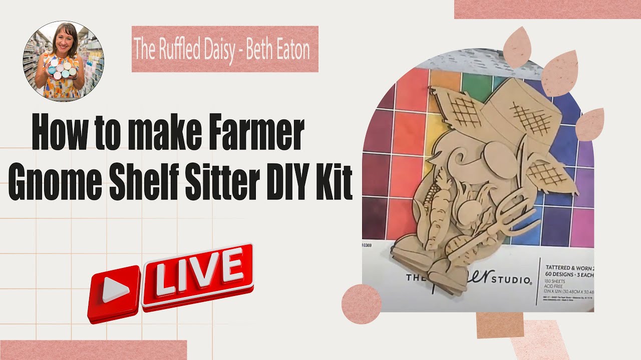 How to make Farmer Gnome Shelf Sitter DIY Kit | Harmer gnome shelf sitter diy kit for beginners