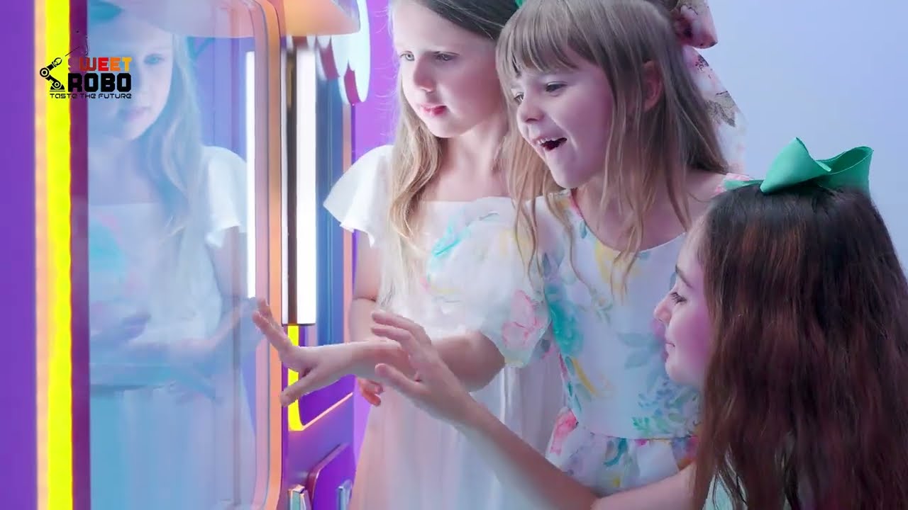 Cotton Candy Vending Machine - Sweet Robo