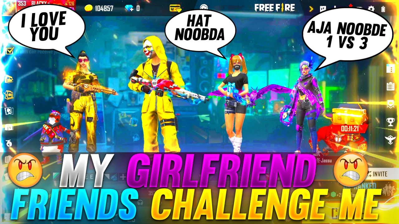 MY GIRLFRIEND CHALLENGE ME🤬🤬