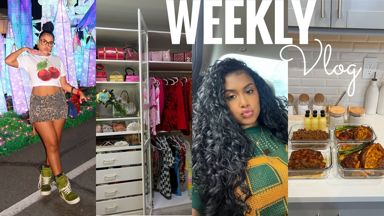 WEEKLY VLOG | VACATION HAUL + DIY LIPGLOSS CLASS + SPRING CLOSET RESET+MEAL PREP+BASEBALL GAME+PARTY