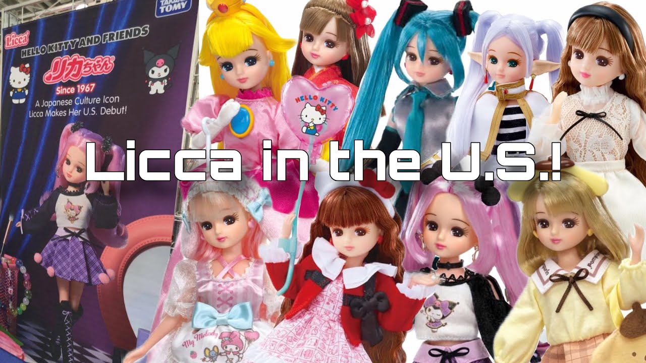 DOLL NEWS! Licca arrives in the US! NEW Licca Chan dolls at hot topic + box lunch! 