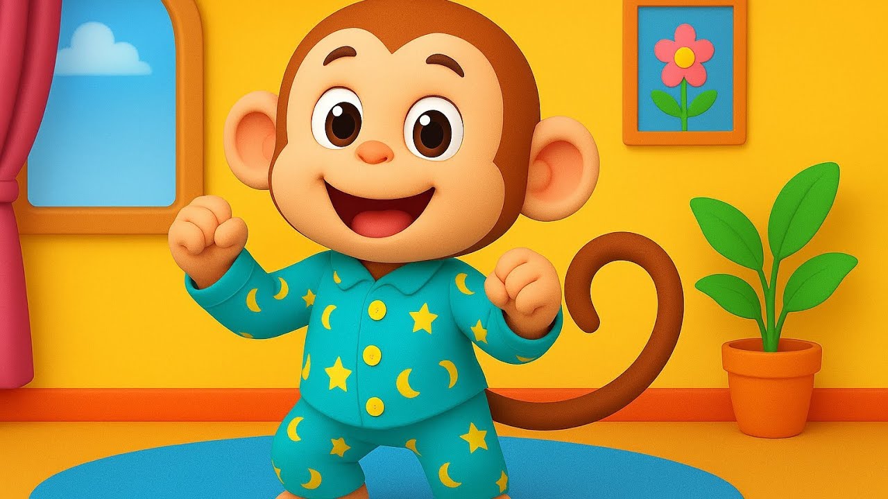 Bandar Mama Pehan Pajama Pajama 👕 | Masti Bhara Monkey Song | Hindi Kids Cartoon Rhymes