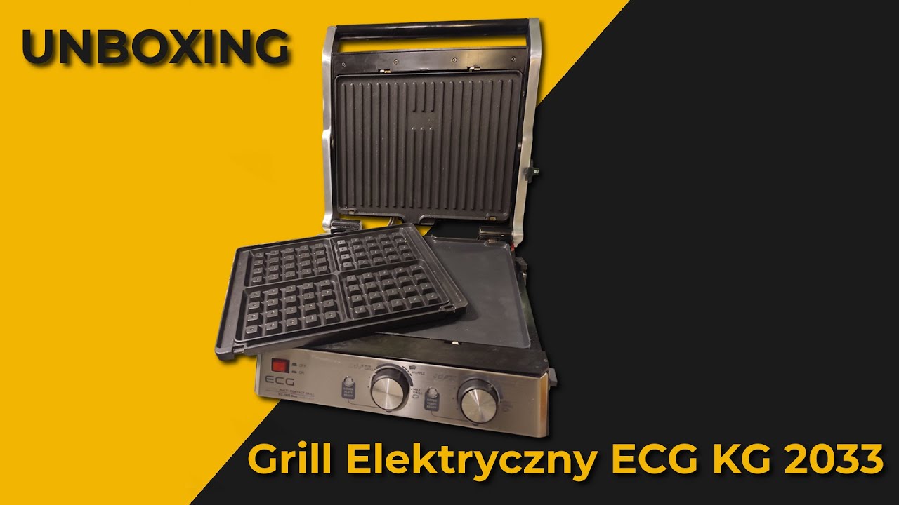 Grill Elektryczny ECG KG 2033 - UNBOXING