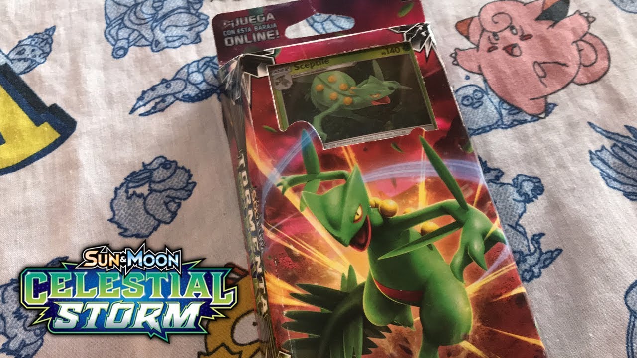 Unboxing Celestial Storm Theme Deck 