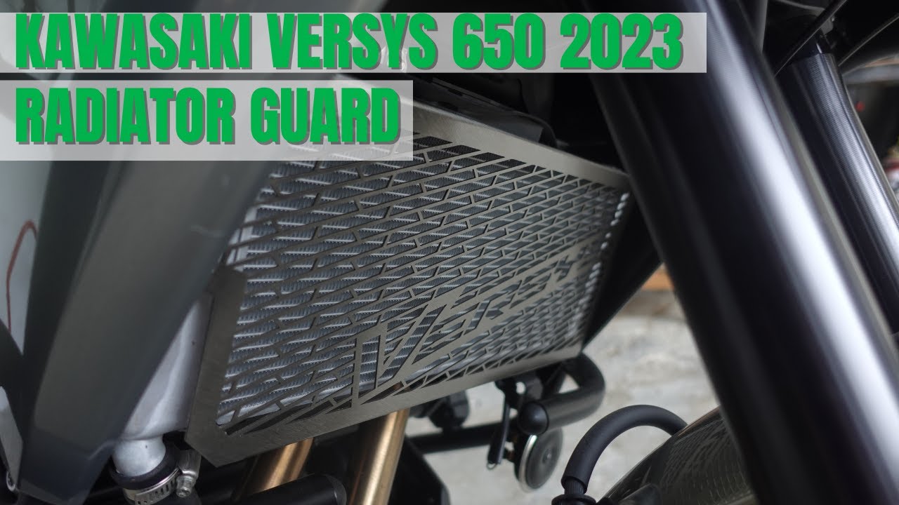 Установка защиты радиатора Kawasaki Versys 650 2023