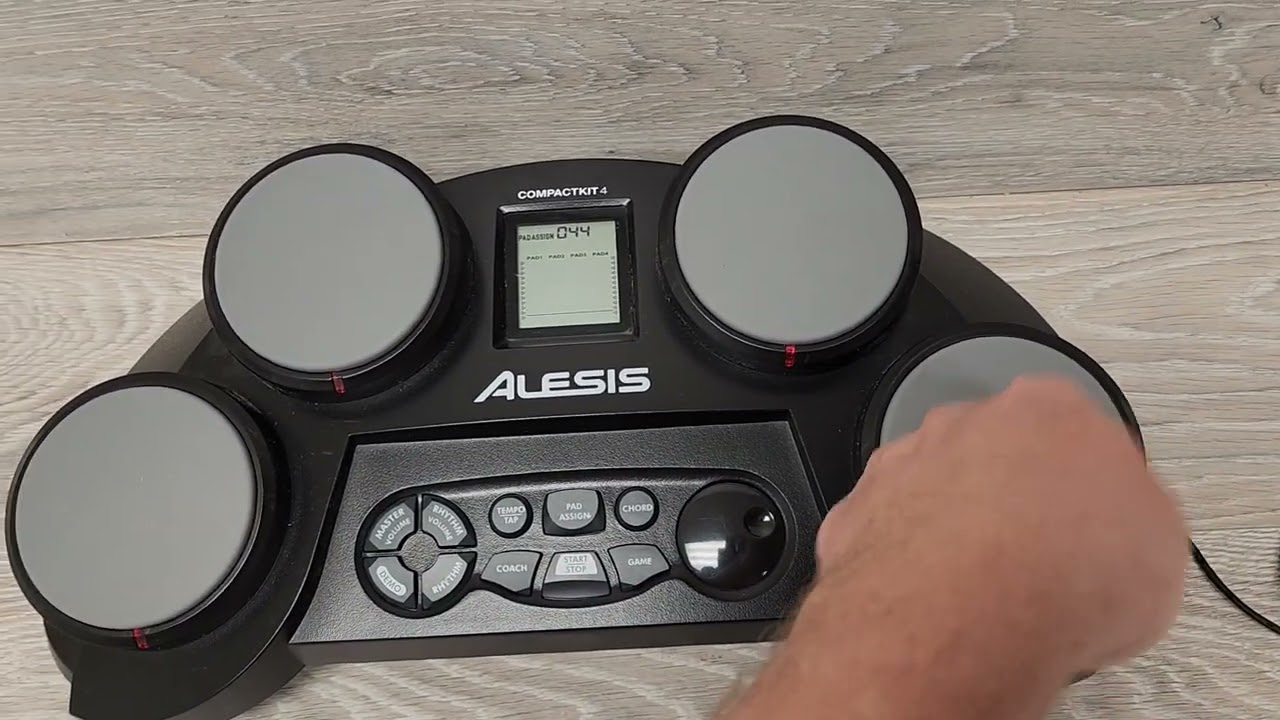 Alesis CompactKit 4 Compact Kit 4 Tabletop Electric Electronic Drum Kit Pads