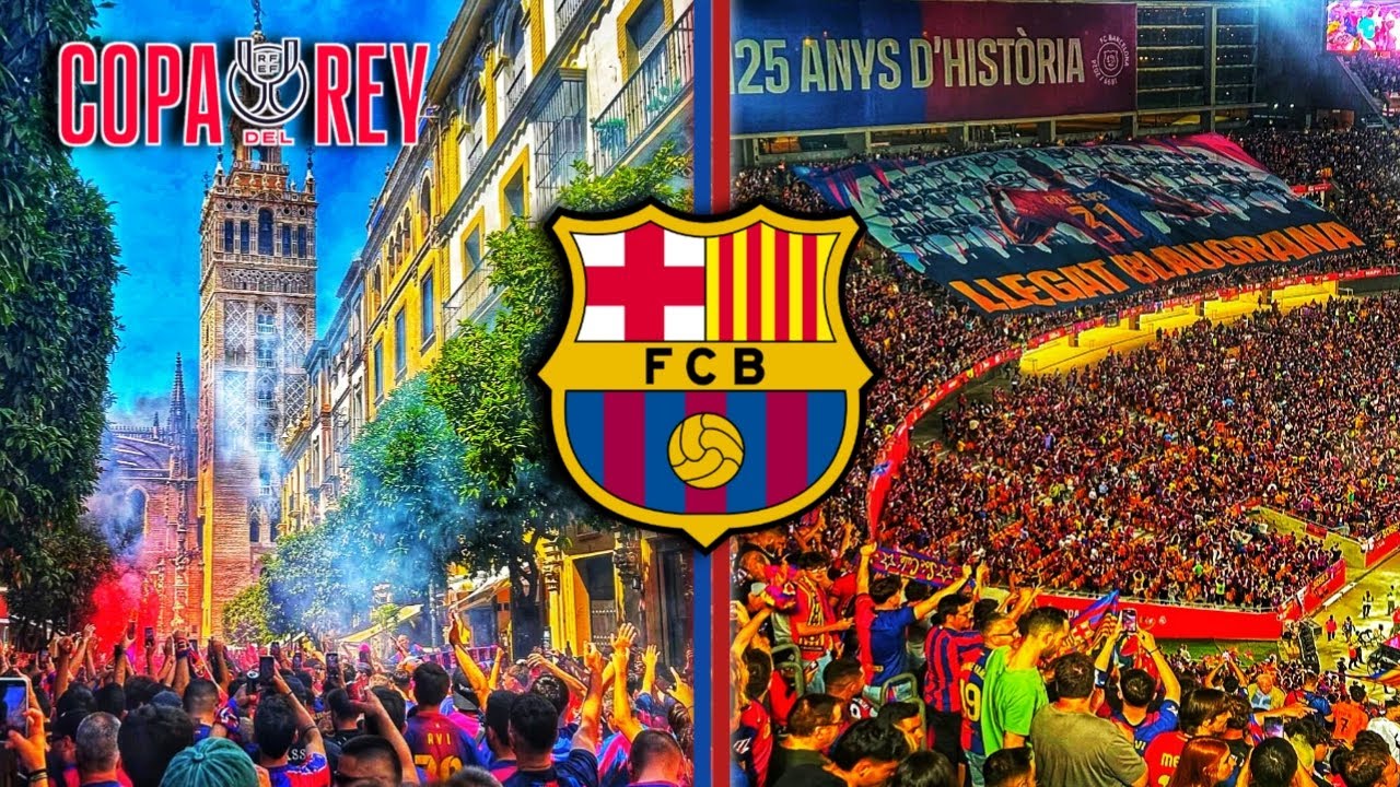 🔴🔵 ULTRAS BARCELONA BOIXOS NOIS In Sevilla Against REAL MADRID FT 3-2 • FINAL Copa Del Rey