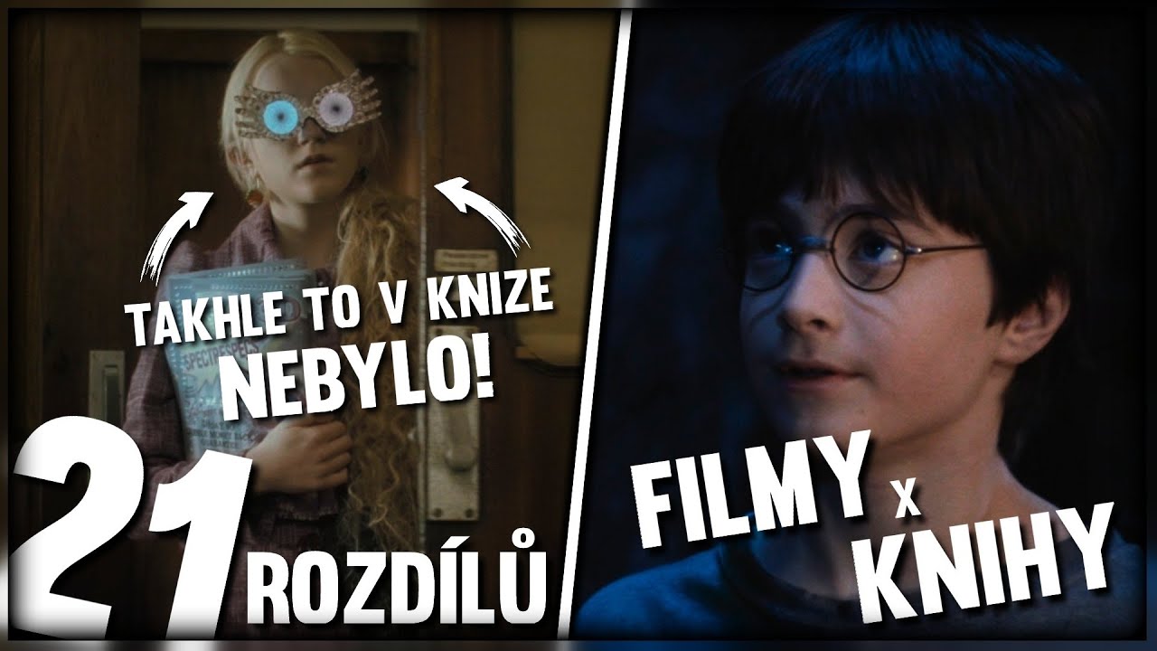 21 ROZDÍLŮ MEZI FILMY A KNIHAMI | HARRY POTTER | FK