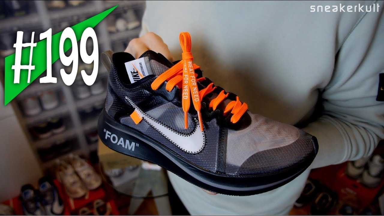 #199 - Heat for Need Charity Laces Asphaltgold + Off-White x Nike Zoom Fly - Review - sneakerkult