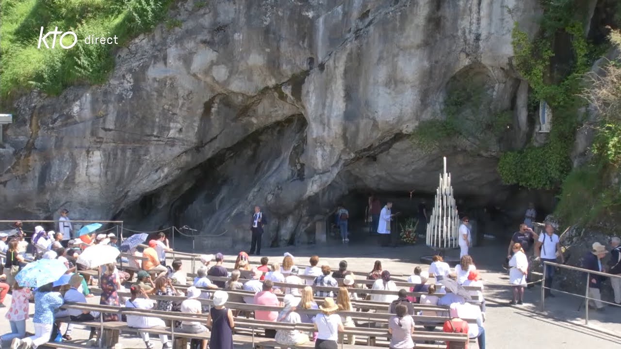 Chapelet du 25 juin 2024 à Lourdes